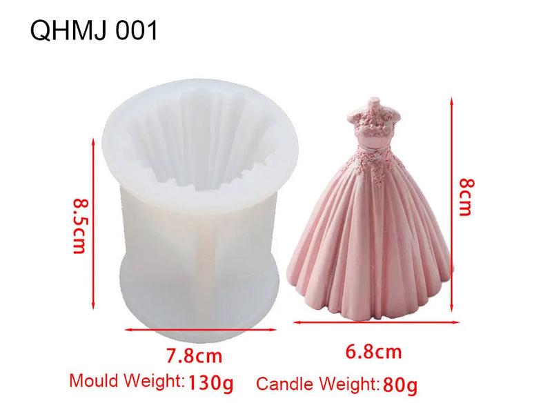 Resin Art NZ Moulds Epoxy Resin Candle Moulds - 03 Epoxy Resin Candle Moulds - 03 | NZ