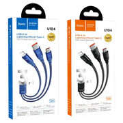 3in1 Charging Cable Type C Lightning Micro USB by salelink.co.nz