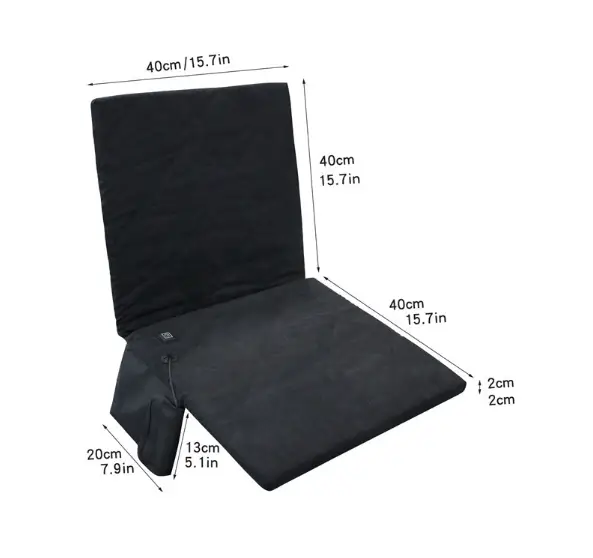 Foldable Heated Seat Cushion 3 Adjustable Modes by salelink.co.nz