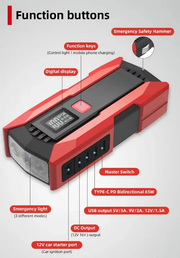 20000mAh Car Jump Starter Fast Charging by salelink.co.nz