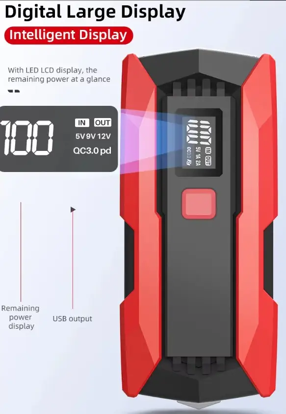 20000mAh Car Jump Starter Fast Charging by salelink.co.nz