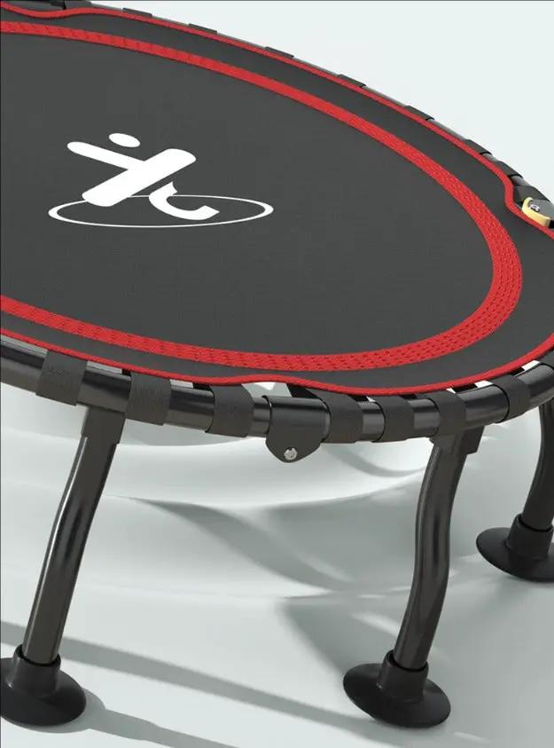 48'' Foldable Trampoline Rebounder with Adjustable Handle by salelink.co.nz