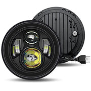 Pair 7'' Inch Round LED Headlights For Jeep Wrangler TJ JK 1997-2017 Motorcycle by salelink.co.nz