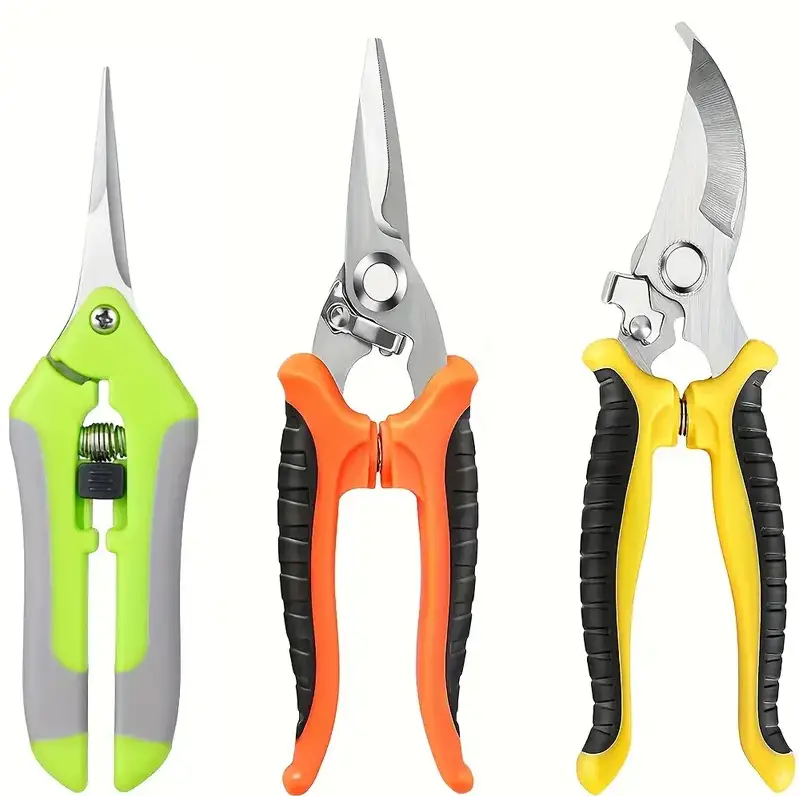 3PCS Garden Pruning Scissors Shears Clippers Set by salelink.co.nz