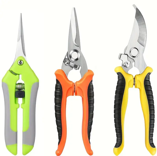 3PCS Garden Pruning Scissors Shears Clippers Set by salelink.co.nz