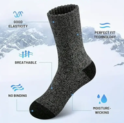 5 Pair Merino Wool Socks for Men Thick by salelink.co.nz