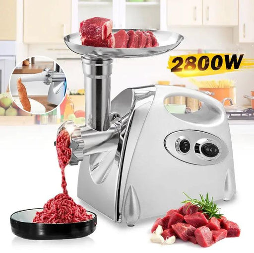 Electric Meat Grinder Mincer Sausage Filler Kibbe Maker Stuffer by salelink.co.nz