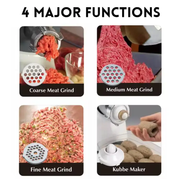 Electric Meat Grinder Mincer Sausage Filler Kibbe Maker Stuffer by salelink.co.nz