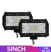 2x LED Work Light Bar Flood Light Lamp Offroad 4WD Car Truck SUV 12-24V by salelink.co.nz