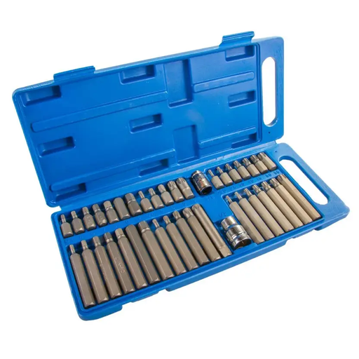 40Pcs Allen Torx Hex Key Star Spline Bit Set Blow Molded Case 3/8" & 1/2" by salelink.co.nz