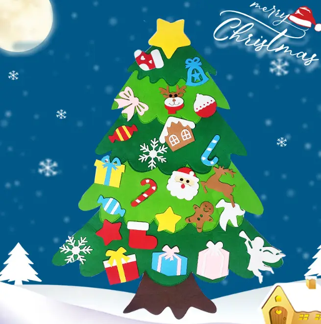 DIY Felt Christmas Tree Set by salelink.co.nz
