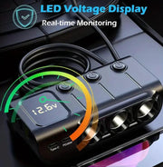 PD Fast Charging Car Lighter Adapter Splitter Cigarette Lighter Socket by salelink.co.nz