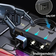 PD Fast Charging Car Lighter Adapter Splitter Cigarette Lighter Socket by salelink.co.nz