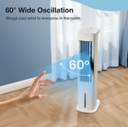 Midea Tower Fan Cooler Remote Control 4.8L Water Tank by salelink.co.nz