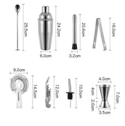 12Pcs Cocktail Shaker Set by salelink.co.nz