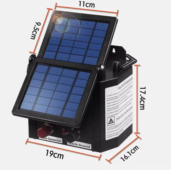 Solar Electric Fence Energiser 5KM by salelink.co.nz