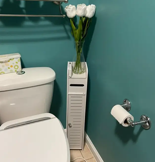 Bathroom Storage Cabinet Shelf Corner Organiser by salelink.co.nz