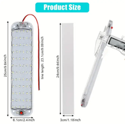 12V 24V LED Car Interior Lights Roof Doom Light White Camper Van Boat Caravan by salelink.co.nz