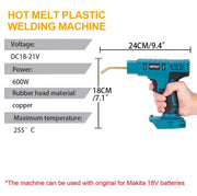 Cordless Welder Garage Tool Hot Stapler Bumper Fit Makita 18V Battery by salelink.co.nz