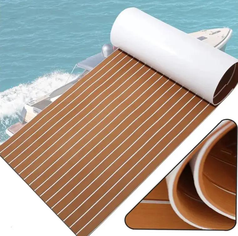 240x90cm Marine Boat Flooring EVA Foam Yacht Teak Decking Sheet Carpet Floor by salelink.co.nz