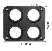 12V-24V Dual Car Cigarette Lighter Plug Socket Dual USB Port Charger Voltmeter by salelink.co.nz