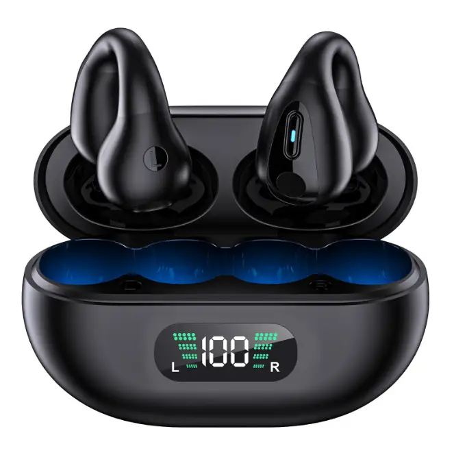 Open Ear Clip Headphones, Wireless Earbuds Bluetooth Earphones by salelink.co.nz
