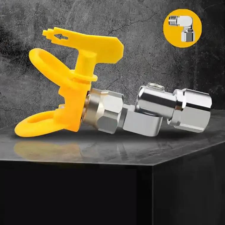 180 Degree Rotation Universal Adapter for Airless Paint Spray Gun by salelink.co.nz