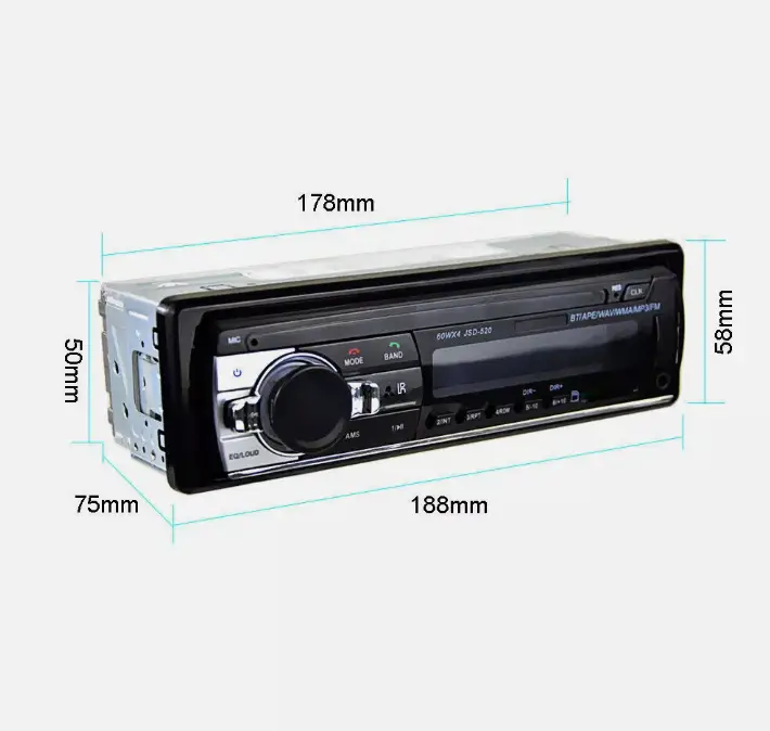Car Radio Stereo Bluetooth FM Audio Head Unit Player by salelink.co.nz
