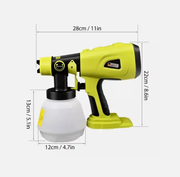 Paint Sprayer HVLP Spray Paint Gun fits Ryobi 18V Battery by salelink.co.nz