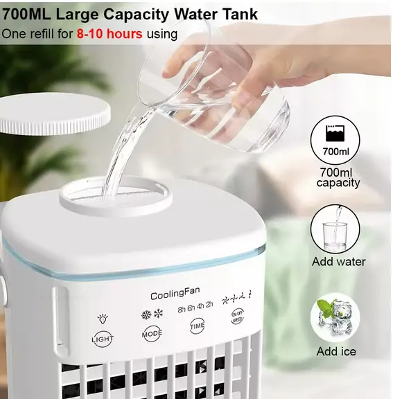 Portable Mini Air Cooler by salelink.co.nz