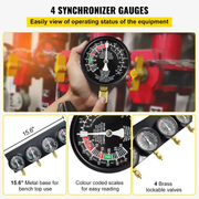 Fuel Vacuum Carburetor Synchronizer Kit Carb Sync Gauge Set by salelink.co.nz