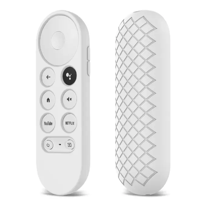 Silicone Case for Google Chromecast Remote - White by salelink.co.nz