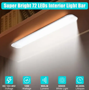 12V 24V LED Car Interior Lights Roof Doom Light White Camper Van Boat Caravan by salelink.co.nz