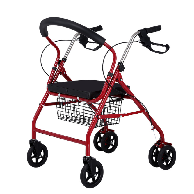 Red Mobility Walker by salelink.co.nz