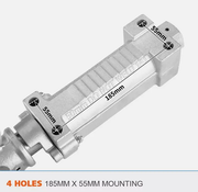 2000KG Rated 50MM Trailer Coupling Hitch Caravan Trailer Parts 4 Hole Mount by salelink.co.nz