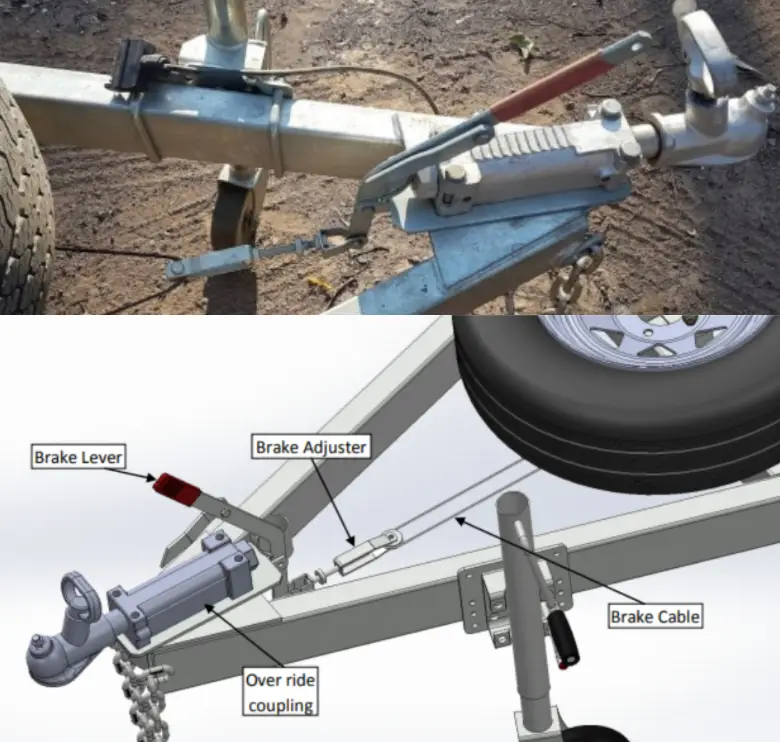 2000KG Rated 50MM Trailer Coupling Hitch Caravan Trailer Parts 4 Hole Mount by salelink.co.nz