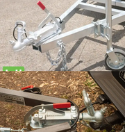 2000KG Rated 50MM Trailer Coupling Hitch Caravan Trailer Parts 4 Hole Mount by salelink.co.nz