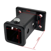 2 Inch Long Trailer Hitch Receiver Tube Boat Tow Hitch 4WD 1300kg+ by salelink.co.nz
