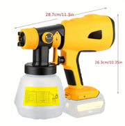Cordless Spray Gun Paint Sprayer Fits Dewalt 18V Battery by salelink.co.nz