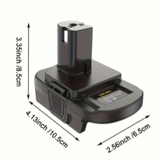 DEWALT Milwaukee to RYOBI Battery Adapter Converter by salelink.co.nz