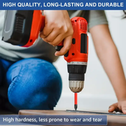12PCS S2 Steel Magnetic Anti-Slip Drill Bits with 1/4" Hex Shank by salelink.co.nz