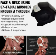BLACK Face Exerciser Ball Neck Toner by salelink.co.nz