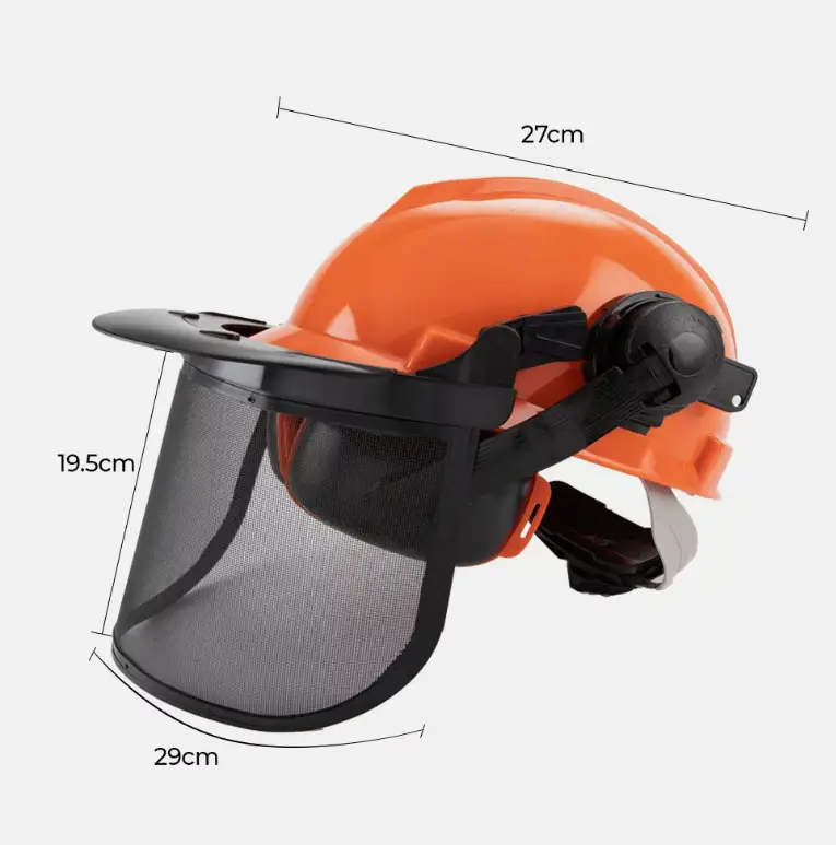at Safety Helmet Face Shield With Visor Ear Muff for Chainsaw by salelink.co.nz