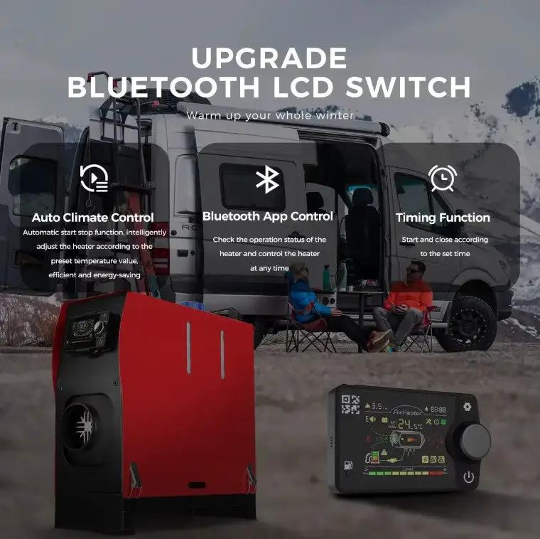 Diesel Air Heater 12V 8KW Bluetooth App by salelink.co.nz