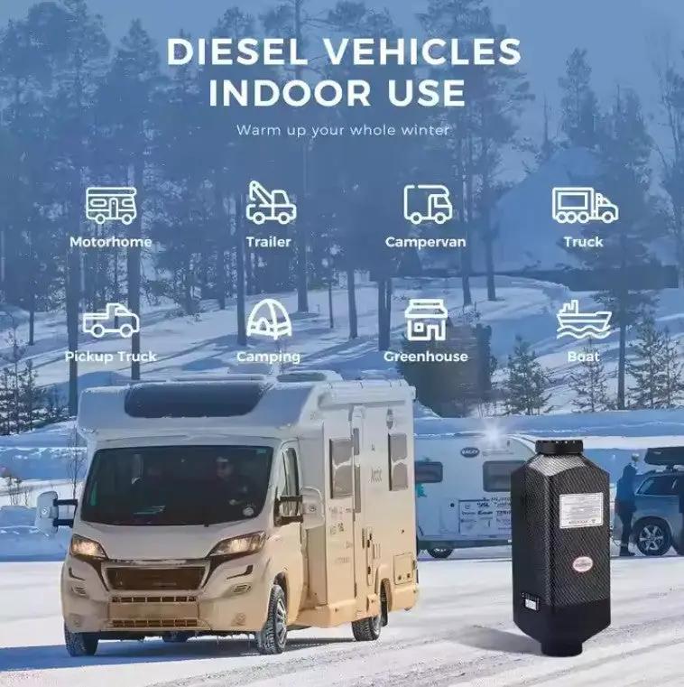 12V 2KW Diesel Air Heater Bluetooth App by salelink.co.nz