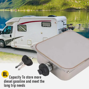 8L Diesel Air Heater Fuel Tank with 2 Keys by salelink.co.nz