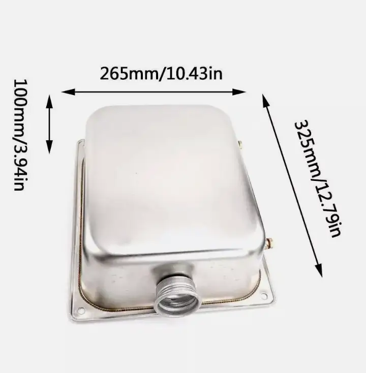8L Diesel Air Heater Fuel Tank with 2 Keys by salelink.co.nz