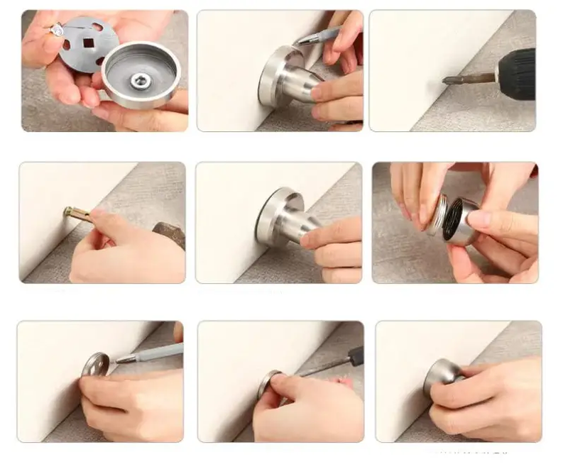 Stainless Steel Strong Magnetic Door Stop Stopper by salelink.co.nz