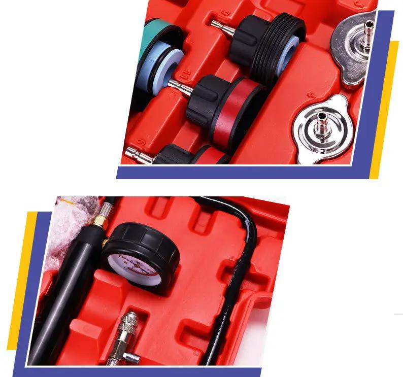 Universal Cooling System Radiator Pressure Tester Gasket Test Kit Leak Detector by salelink.co.nz