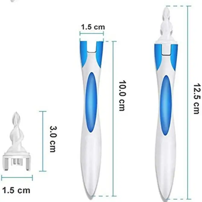 Ear Wax Swab Remover Cleaner Q-Grips Tool Ear Pick Handle 16 Tips Removal by salelink.co.nz